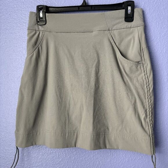 Columbia Women's Skort Omni-Shield Advanced Repellency Gray Side Cinched Pockets - Picture 1 of 7